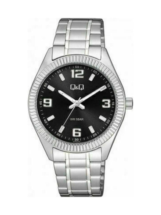 Q&Q Watch with Silver Metal Bracelet