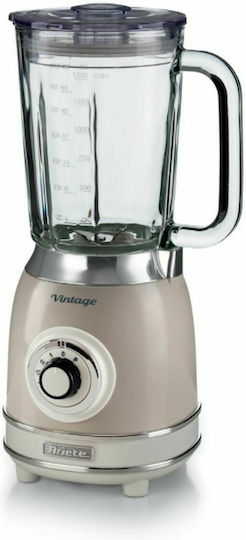 Ariete Vintage Blender With Glass Jug 1.5 Lt 1000W Beige