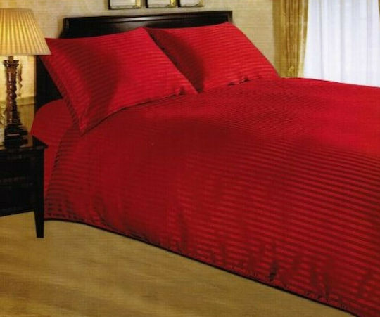MayHome Sheet Sets Double 200x240cm. Red 4pcs