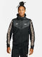 Sportswear Repeat Men's Cardigan Hooded Black