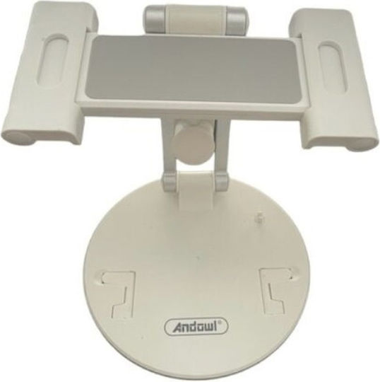 Andowl Q-ZJ84 Desk Stand for Mobile Phone in White Colour