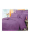 MayHome Duvet Set Single 160x240cm Lilac 2pcs 350 GSMGsm