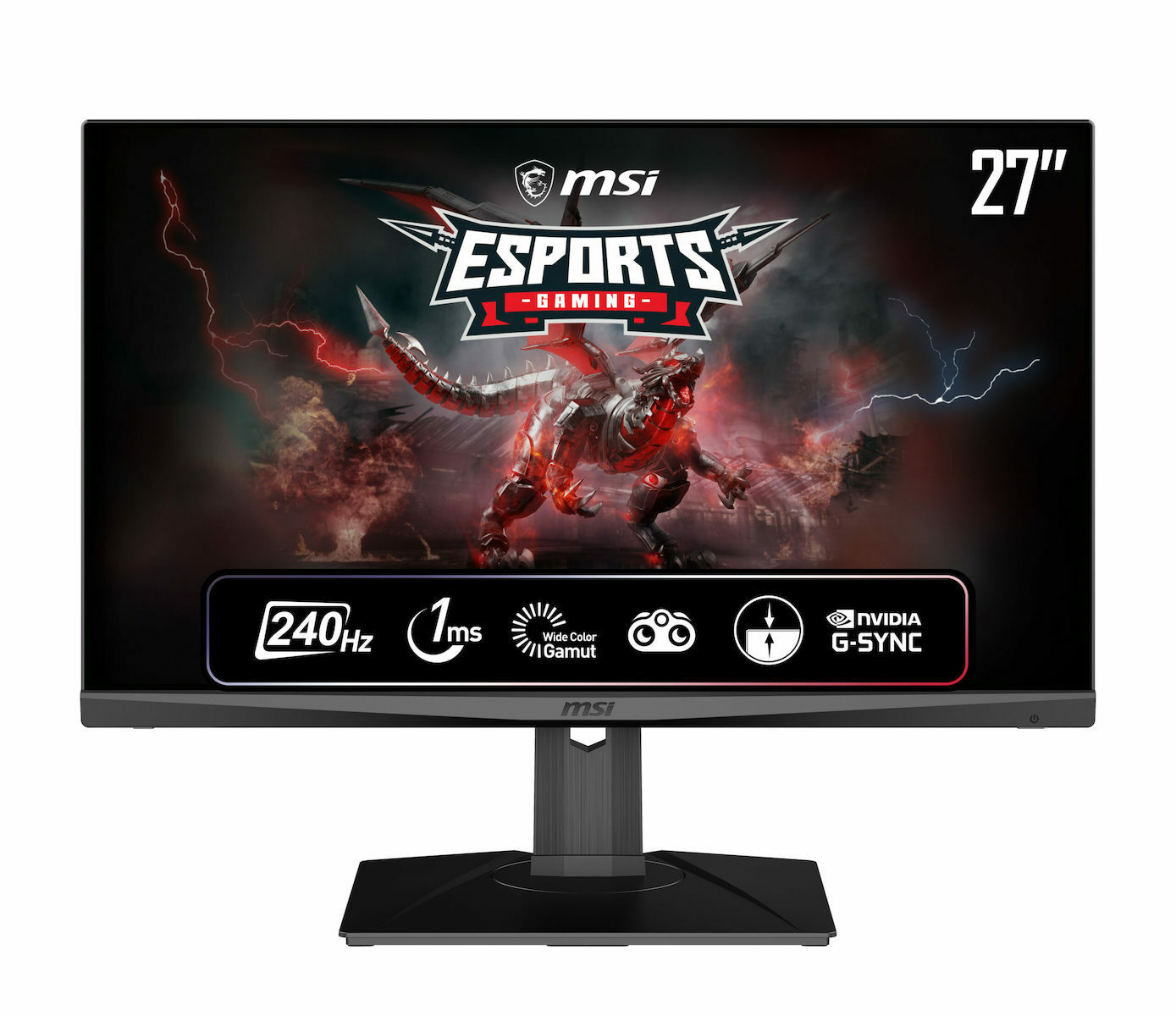 MSI Optix MAG274QRX IPS HDR Gaming Monitor 27" QHD 2560x1440 240Hz με ...