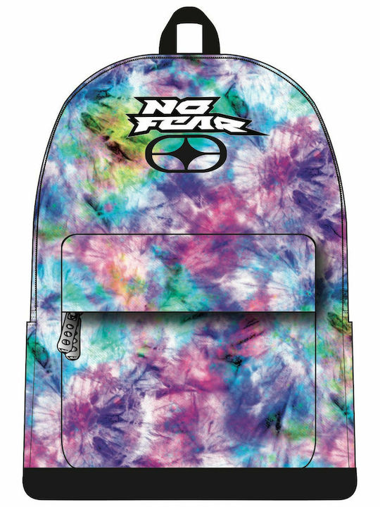 No Fear Tie-Dye School Bag Backpack Elementary, Elementary Multicolored