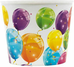 Procos Sparkling Balloons Popcorn-Box für Party 1Stück