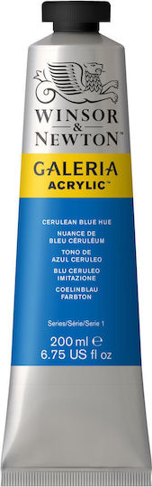 Winsor & Newton Ακρυλικό Χρώμα Ζωγραφικής Cobalt Blue Hue 200ml
