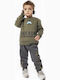 Kinder Sweatpants Set - Jogginganzug Khaki 2Stück