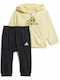 Adidas Kids Sweatpants Set Yellow 2pcs