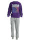 Joyce Copilăresc Set de pantaloni de trening Violet 2buc