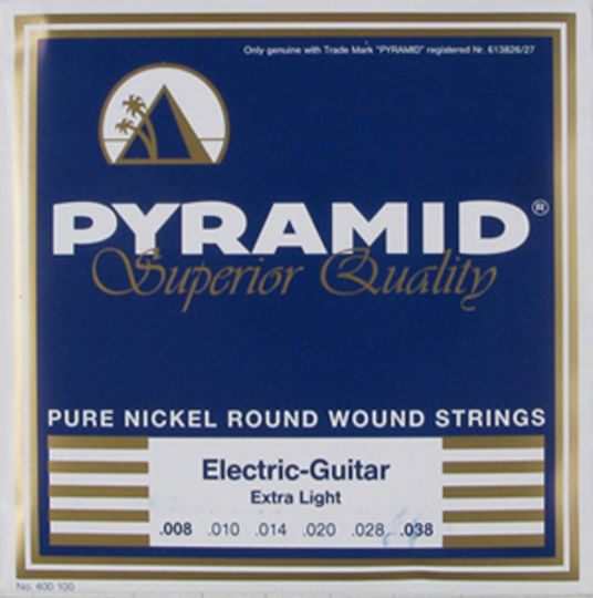Pyramid Extra Light 8-38 Set Electric Guitar Strings Nickel Plated Steel