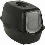 Rotho My Pet Bailey Cat Toilet Closed Black L56xW40xH39cm