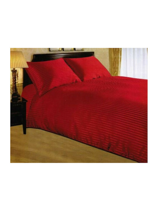 MayHome Sheet Sets Single 160x240cm. Red 3pcs