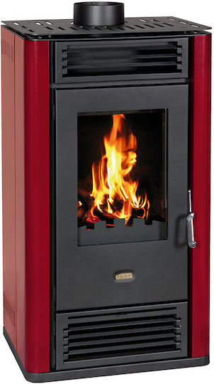 Prity K3 GT D Metallisch Holzofen 8.1kW Bordeaux