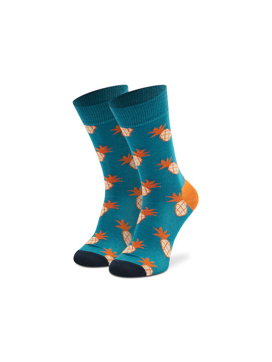 Happy Socks Unisex Sock with Design Blue