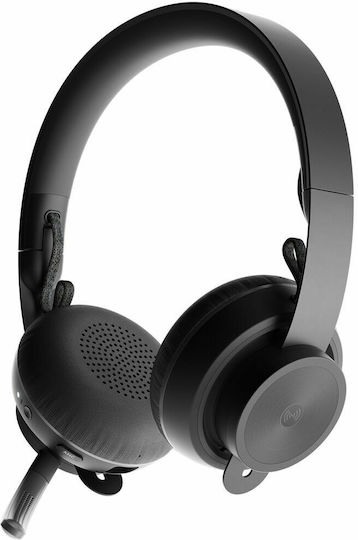 Logitech UC Zone Wireless Plus On Ear Multimedia Ακουστικά με μικροφωνο και σύνδεση Bluetooth
