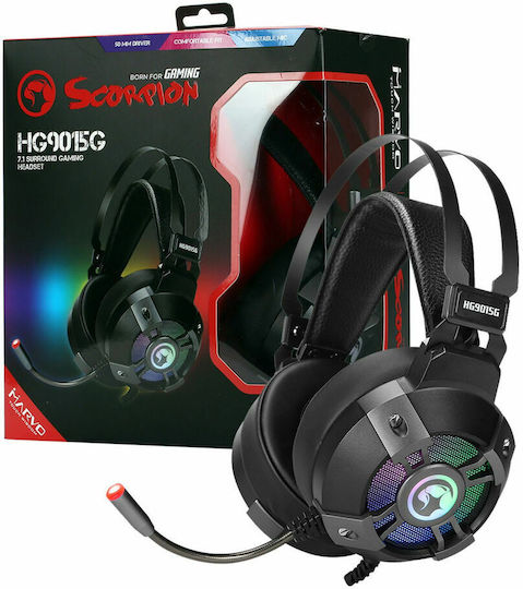 Marvo Scorpion HG9015G Over Ear Gaming Headset με σύνδεση USB