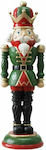 Iliadis Polyresin Christmas Nutcracker 25cm Green