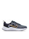 Downshifter Downshifter 12 Kids Sports Shoes Running with Laces Cool Grey / Metallic Gold / Black / White
