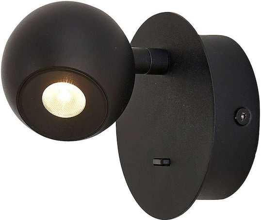 Viokef Sebastian Einzel LED Spot in Schwarz Farbe