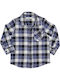 Shirt plaid blue Birba Trybeyond 999 30007 00 97Z Boy