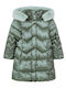Ecofriends Kinderparkas Lang Mit Kapuze Grün