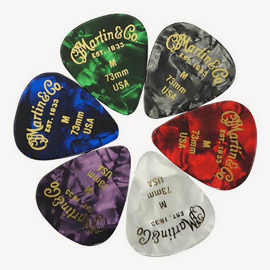 Martin Pane 351 Assorted Colors Medium Grosime 0.73mm Set 6buc