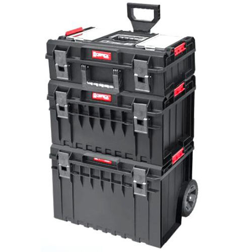 Qbrick Wheeled Plastic Tool Carrier with Toolbox