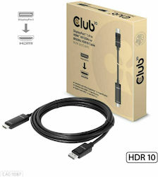 Club3D Cable DisplayPort male - HDMI male 3m Black (CAC-1087)