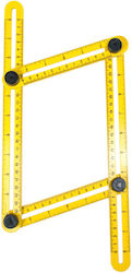 836 Plastic Folding Ruler Angled