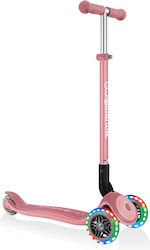 Globber Детски Скутер Сгъваемо Primo Foldable Plus Lights 3 колела за 3+ Години Розов