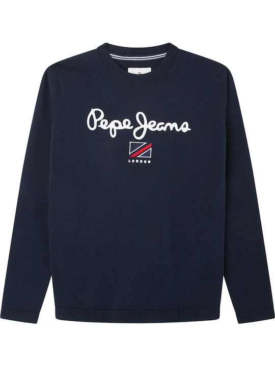 Kids' Sweater Long Sleeve Blue Larson