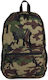 New Era New York Yankees School Backpack for Junior High-High School Khaki with Water Bottle Holder 22L