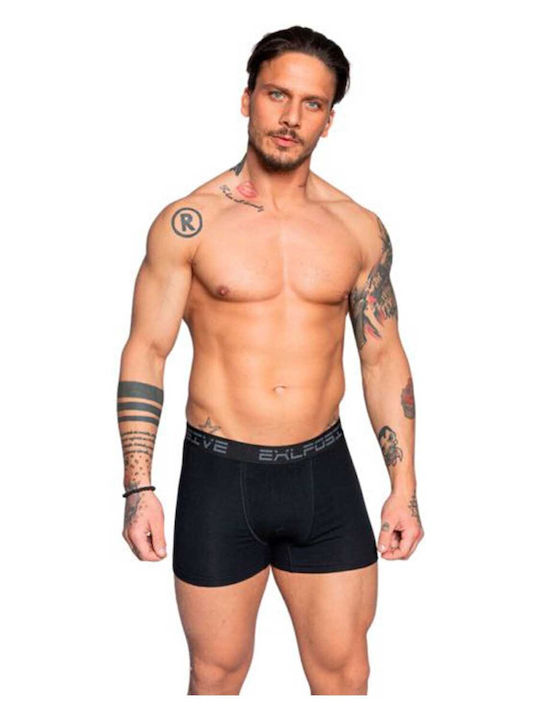 Nina Club Herren Boxershorts Black / Grey 3Packung