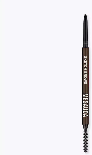 Mesauda Milano Sketch Brows Eyebrows Μολύβι για Φρύδια 104 Dark