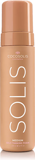 Cocosolis Solis Self Tanning Mousse Σώματος Medium 200ml