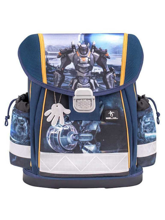 Belmil Parallel Universe School Bag Backpack Elementary, Elementary in Blue color 19lt