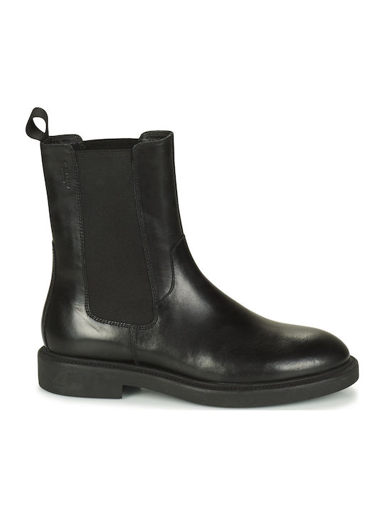 Leather Women's Chelsea Boots Black
