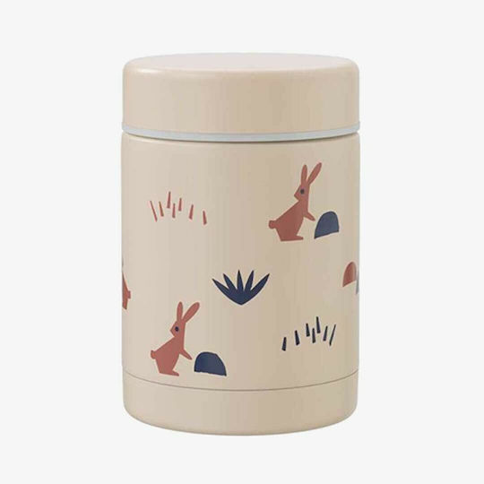 Fresk Rabbit Sandshell Baby Thermos for Food Stainless Steel 300ml