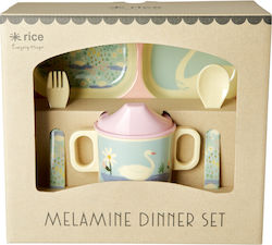 Rice Melamine Baby & Kids Feeding Set 3 Pieces