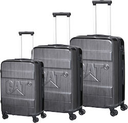 CAT Nested Set of Suitcases Gray Set 3pcs