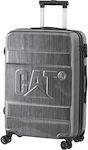 CAT Nested Large Travel Suitcase Hard Gray with 4 Wheels Height 74.5cm.