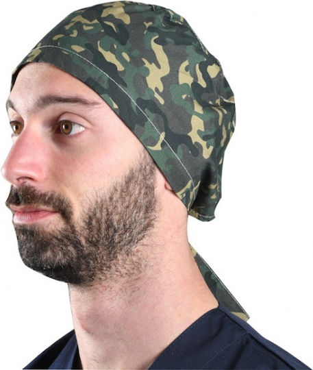 Gima Unisex Chirurgische Kappe Khaki Baumwolle