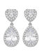 Gloria Hope Gloria Hope Earrings Gold Plated with Stones