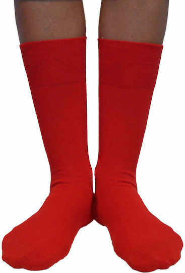 Dimi Socks 1003 Socks Κάλτσα Medical Χωρίς Λάστιχο Red