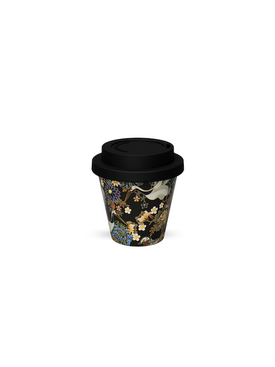 Total Gift Nature Bamboo Cup with Lid Multicolour 90ml