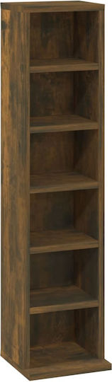 vidaXL Floor Standing Case Smoked Oak 21x20x88cm