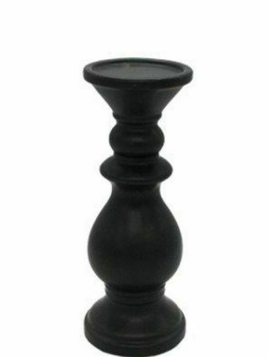 Art et Lumiere Suport pentru lumânare Ceramică Negru 9.5x9.5x21buc 1buc