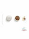 Confetti Crispo Crispy Wedding Sugared Almonds Krixi in Round Shape with Chocolate Flavour White 900g