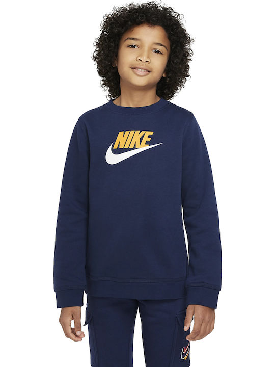 Nike Fleece Hanorac Copii Albastru marin Sports...