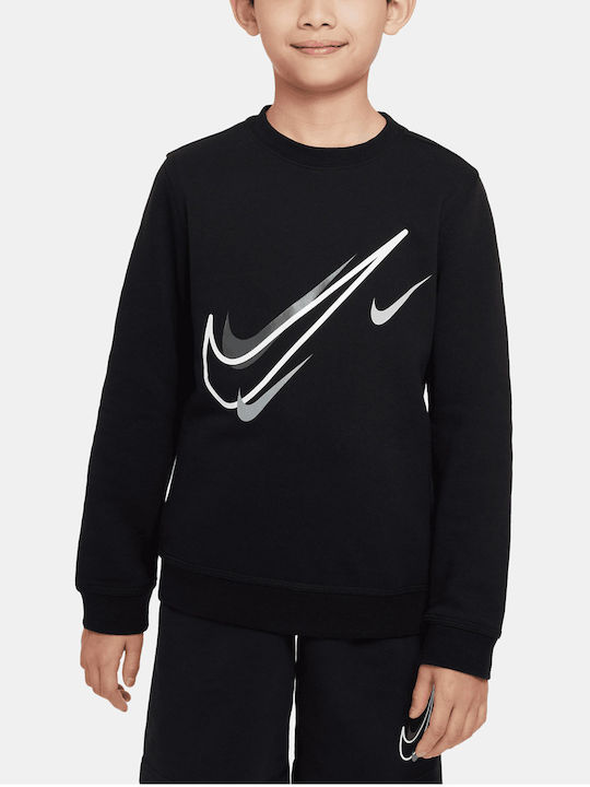 Nike Fleece Παιδικό Φούτερ Μαύρο Sportswear Sos